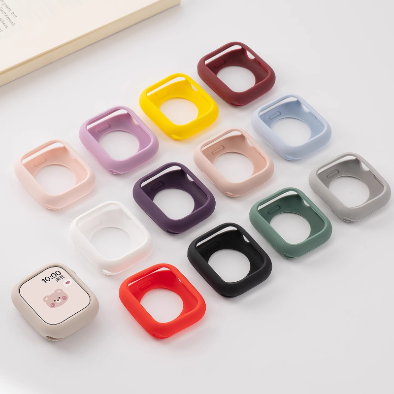 Jewelry Smart Watches - Apple Watch 11-10 용 실리콘 케이스