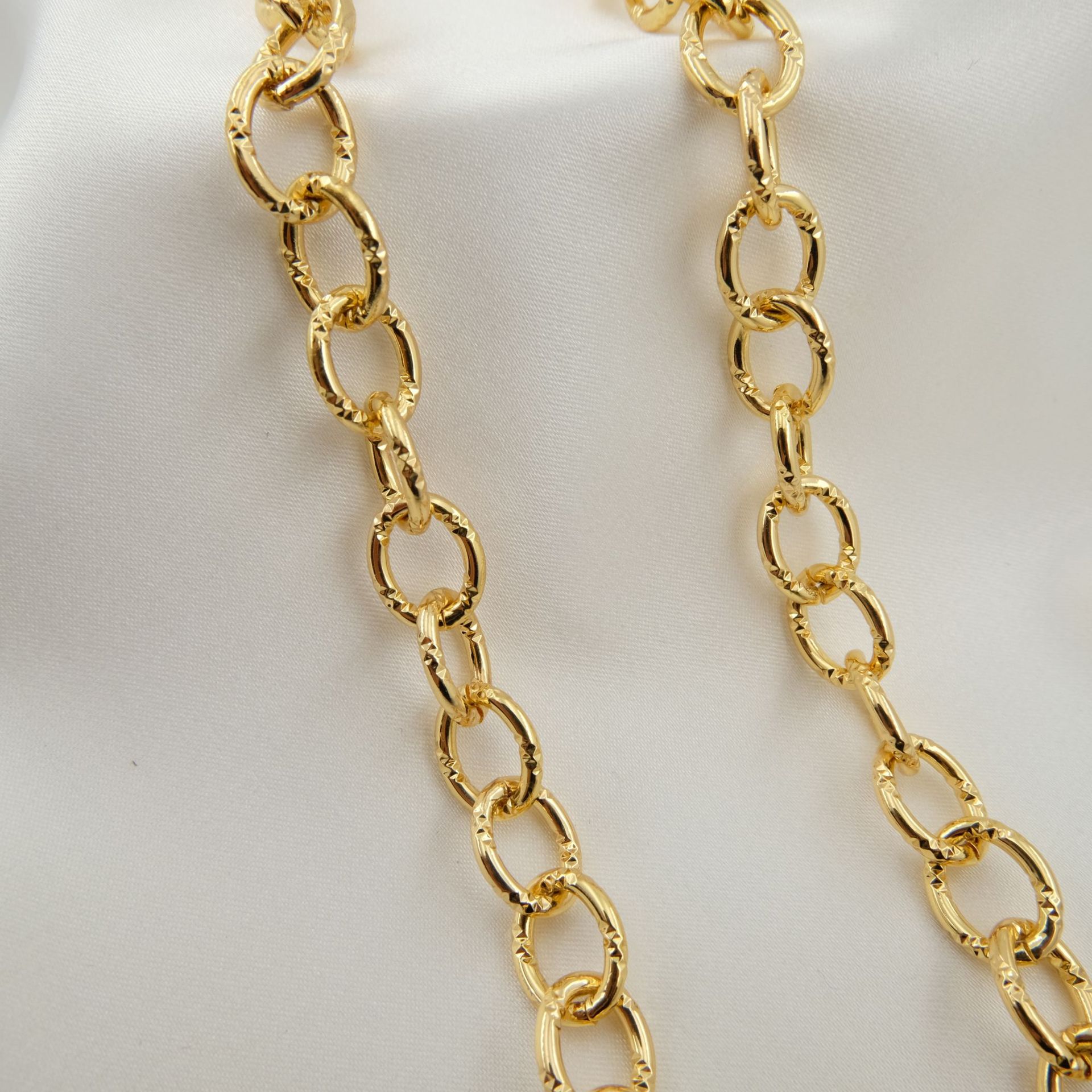 Hip Hop Chain Necklace - WT-BC199 18K 금도금 구리 쿨 랩
