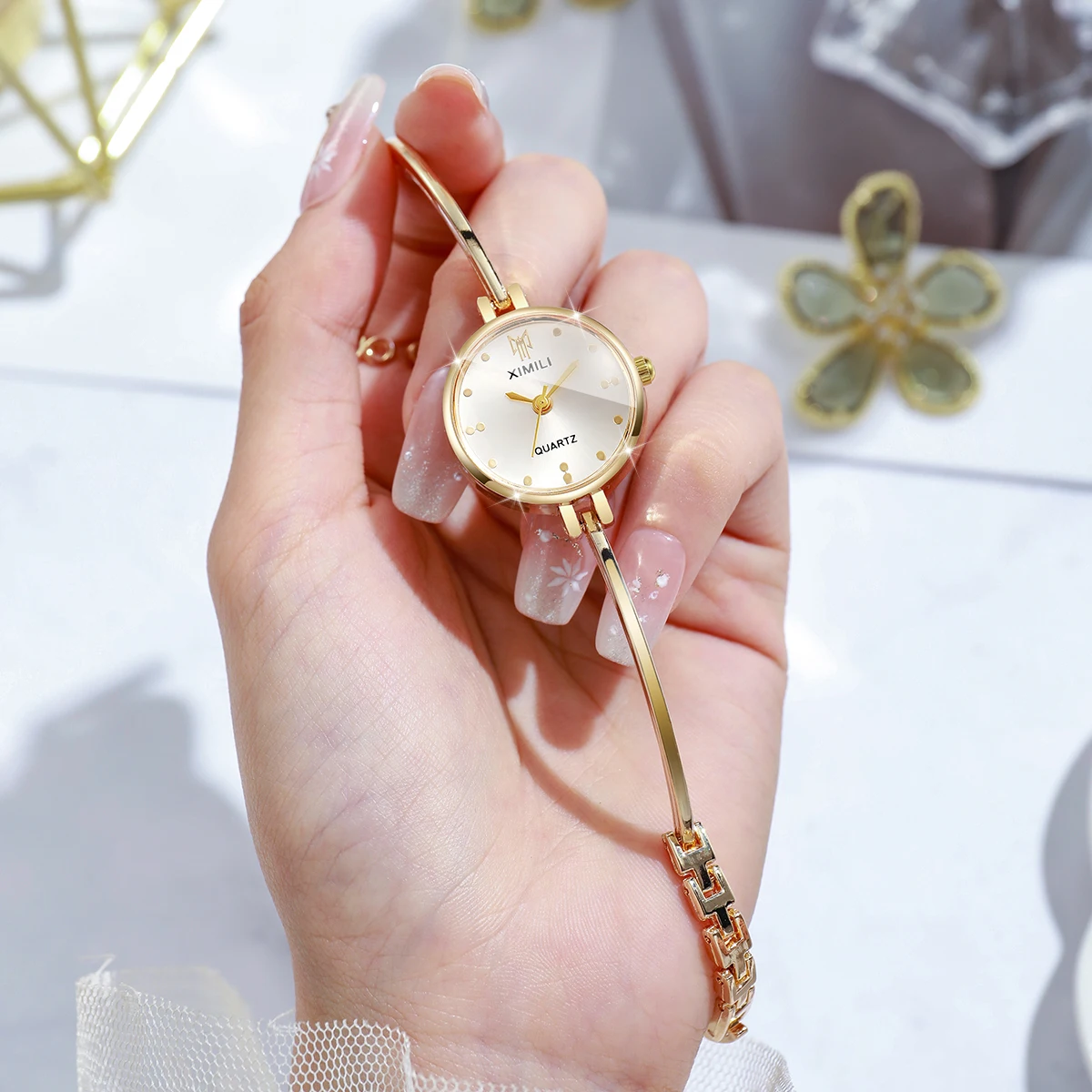 Jewelry Watches Women - 우아한 팔찌 뱅글 스트랩 여성용 쿼츠