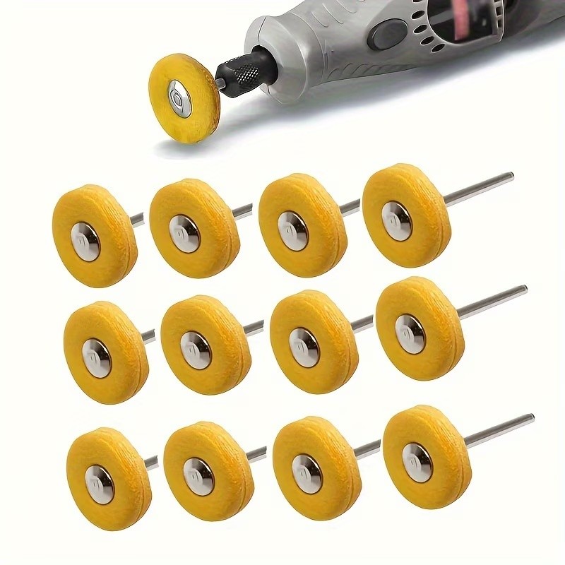 Jewelry Watches & Accessories - 66Pcs 3mm 노란색 연마 천 휠,