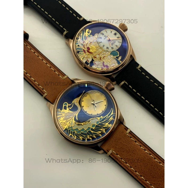 Leather Bracelet - ertyiHandmade filigree 다이얼 복고풍 중국 스타일