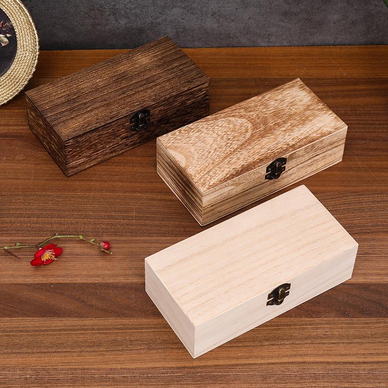 Mystery Jewelry Jar Watches - 레트로 나무 보석함 빈티지 나무 상자