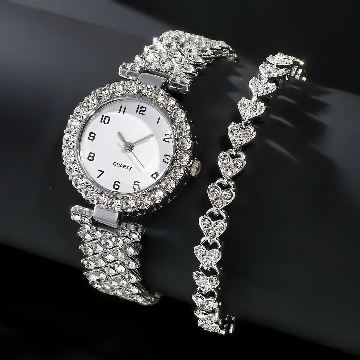 Jewelry Watches Women - 1개/2개 고급 패션 여성 시계 세트