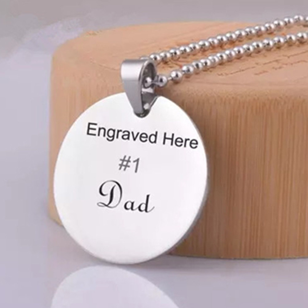 Engraved Name Necklace - 10Pcs 경화된 스테인레스 스틸 개 ID