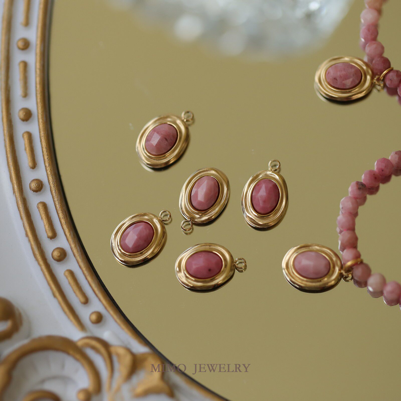 Rose Gold Bracelet - 1pcs 티타늄 스틸 골드 도금 드라이