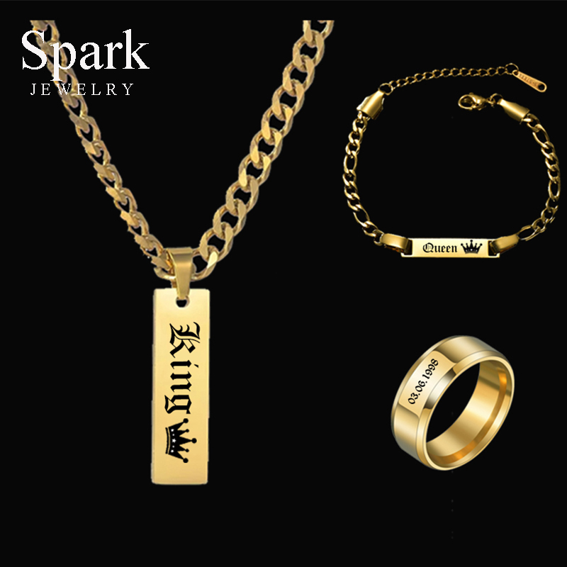 Engraved Name Necklace - 맞춤형 맞춤형 두꺼운 체인 이름 각인