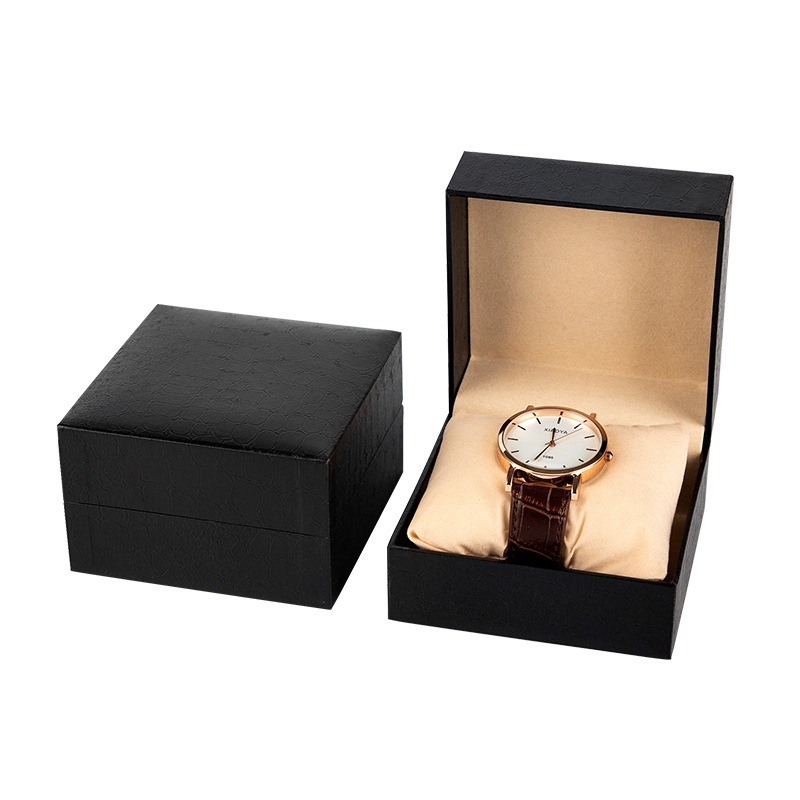 Mystery Jewelry Jar Watches - 럭셔리 블랙 싱글 시계 선물 상자,