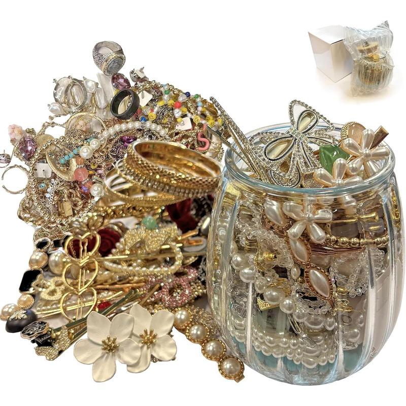 Mystery Jewelry Jar Watches - 랜덤 1/10/20/50개 스위트 주얼리 세트 여성용