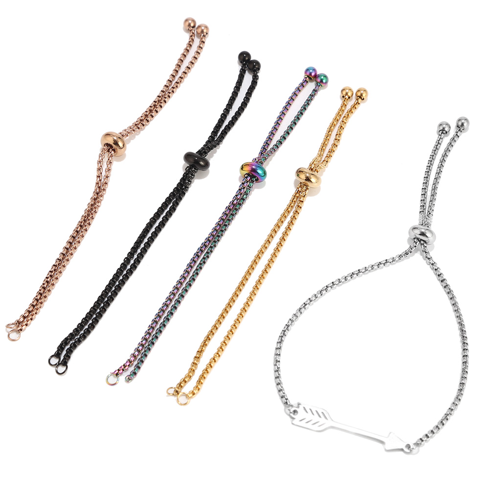 10PCS 대량 도매 스테인레스 스틸 블랙/골드/로즈  - Rose Gold Bracelet 리뷰 및 가격
