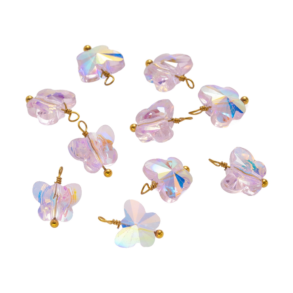 5개 레이저 꽃 나비 참 펜던트 스테인리스 스틸 고리  - Butterfly Pendant Necklace 리뷰 및 가격