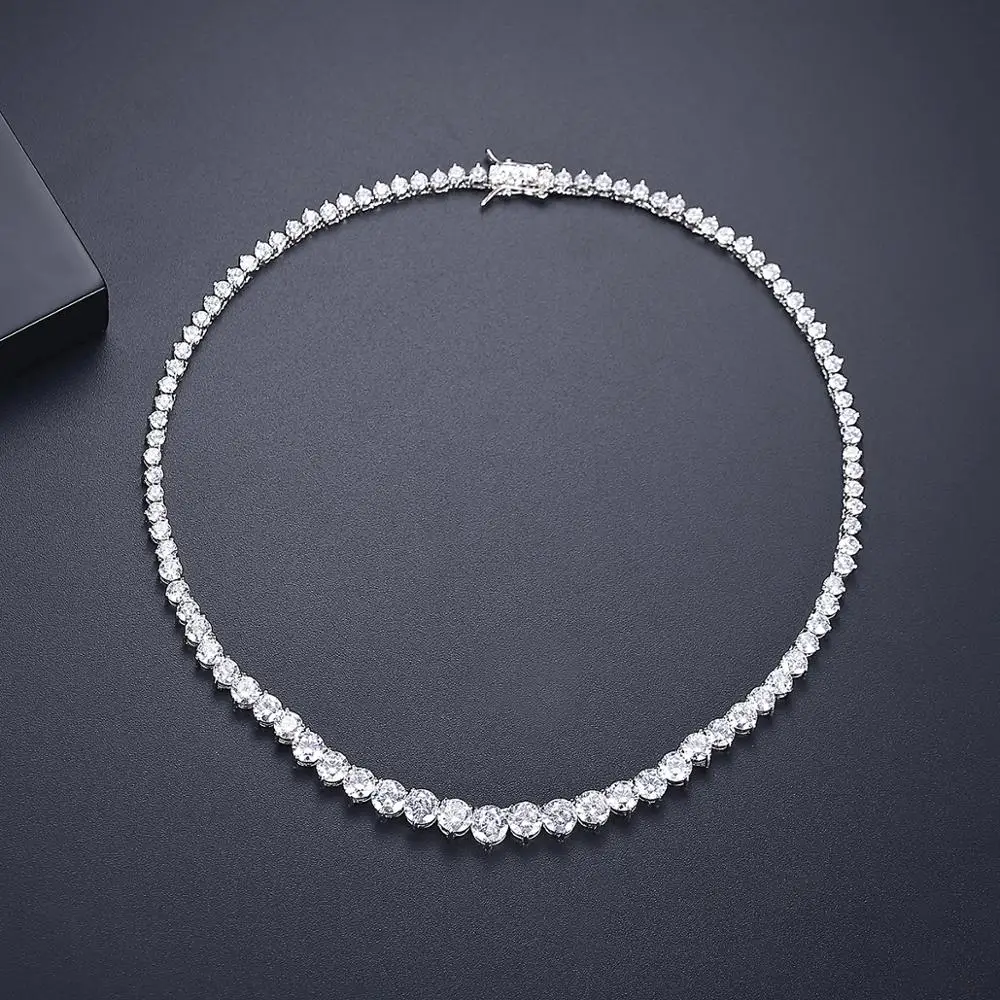여성용 아이스 아웃 테니스 목걸이, 모조 다이아몬드 1 - Crystal Choker Necklace 리뷰 및 가격
