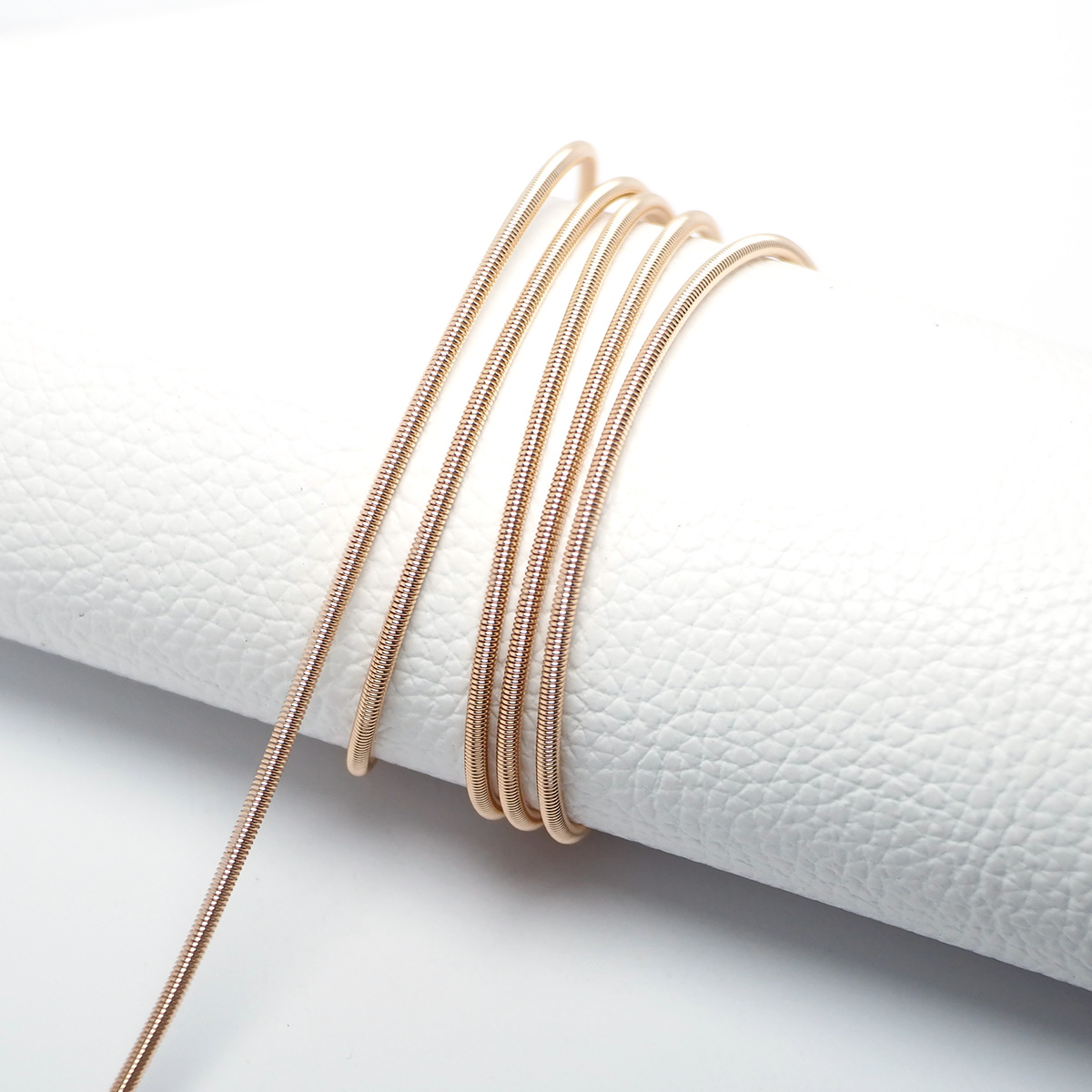 용수철 체인, 로즈 골드 도금 황동 목걸이 팔찌 체인, - Rose Gold Bracelet 리뷰 및 가격