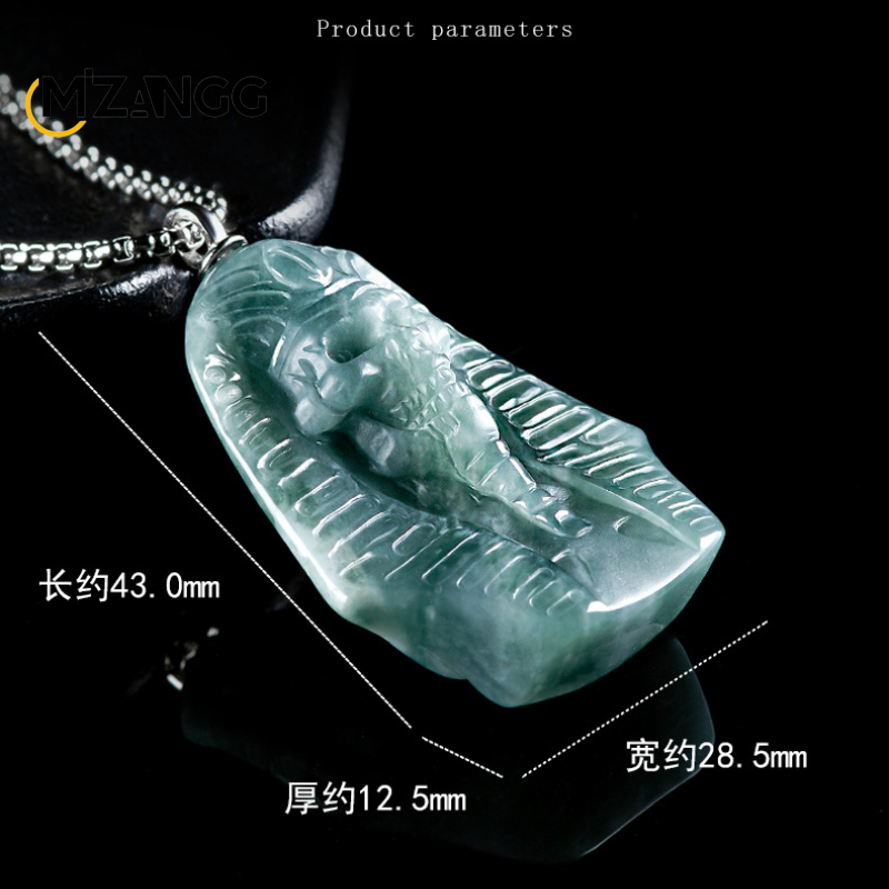 천연 A 상품 블루 워터 옥 데 이집트 파라오 펜던트, - Hip Hop Chain Necklace 리뷰 및 가격