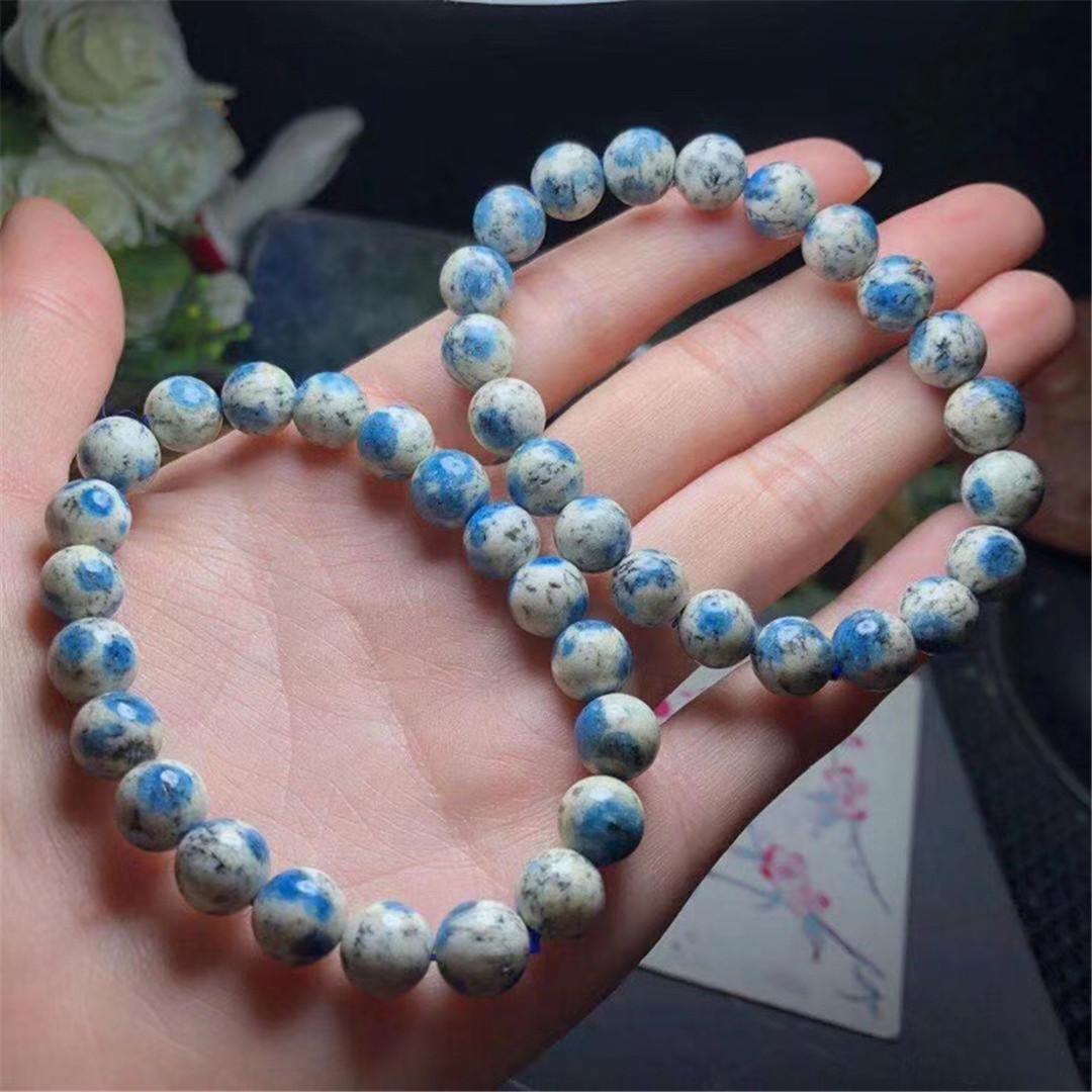 9mm 자연 K2 재 스퍼 팔찌 쥬얼리 여자 숙 녀 남 - Gemstone Bracelet Healing 리뷰 및 가격