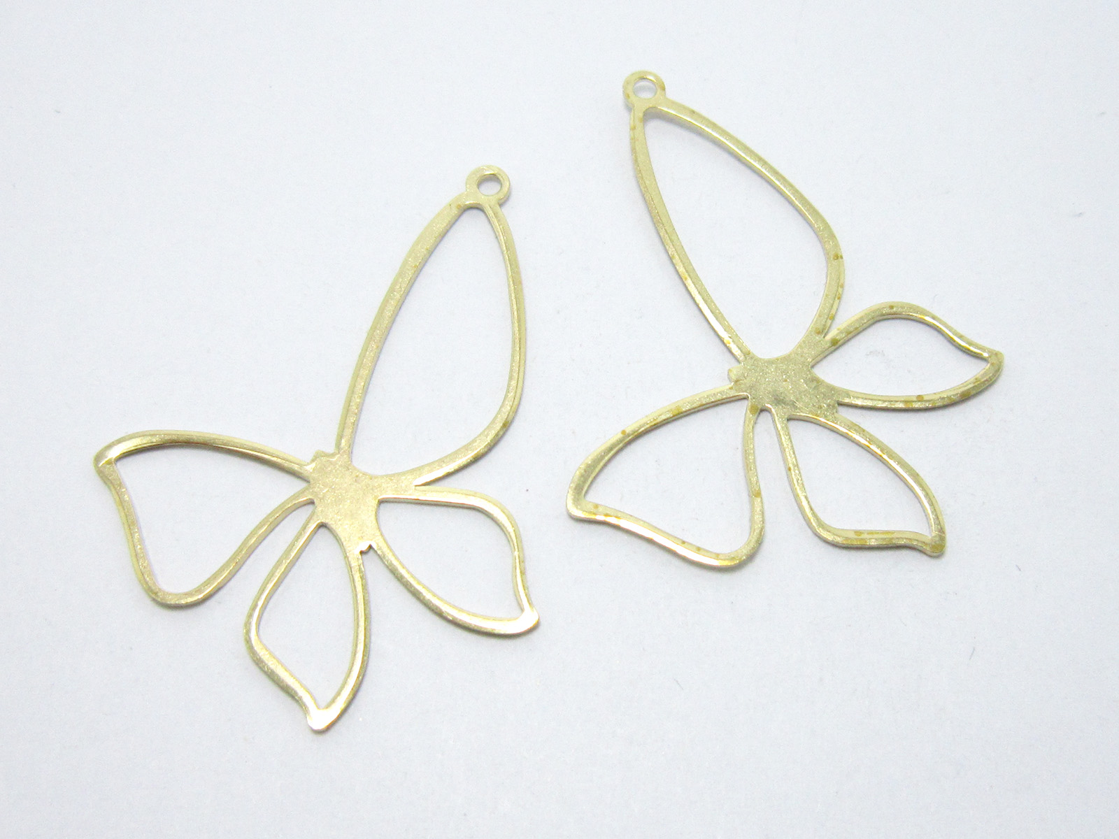 20개 나비 귀걸이 참, 보석 제작용 황동 참, 원시  - Butterfly Pendant Necklace 리뷰 및 가격