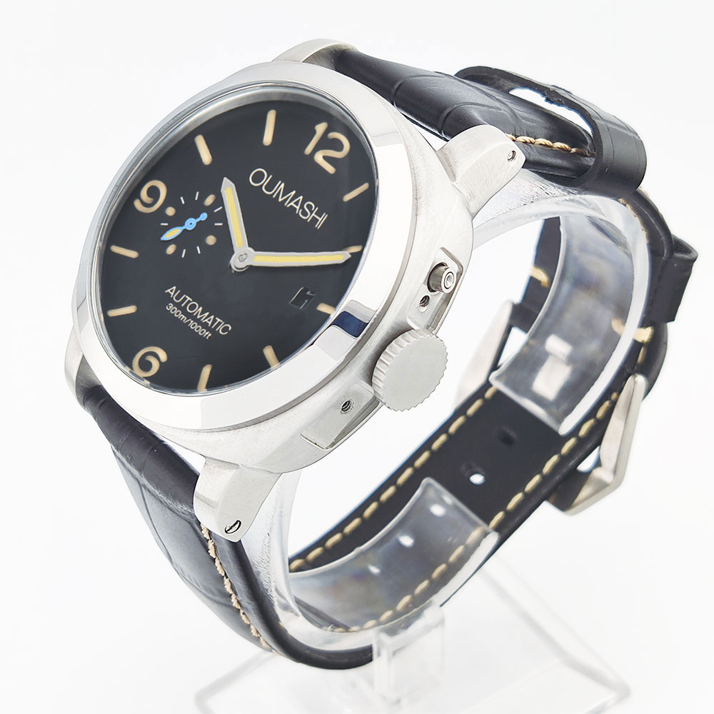44mm 남성용 시계 Seagull ST2555 무브먼 - Leather Bracelet 리뷰 및 가격