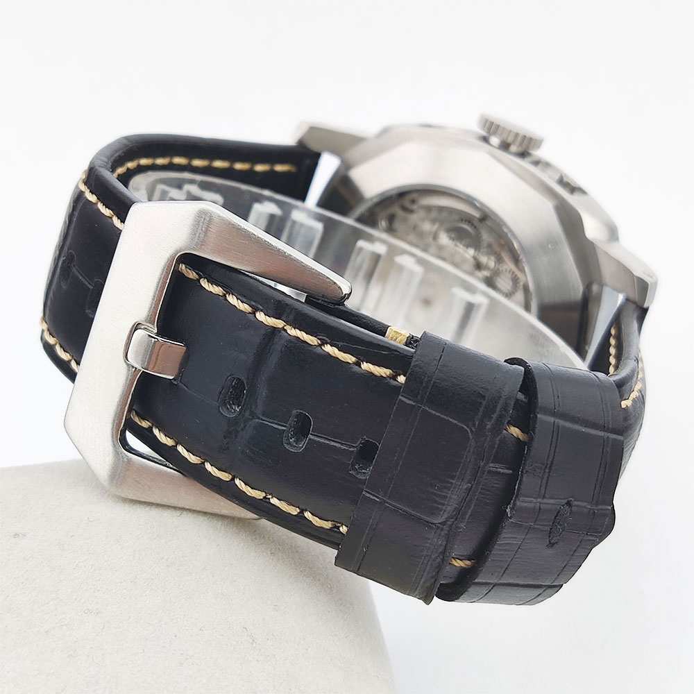 44mm 남성용 시계 Seagull ST2555 무브먼 - Leather Bracelet 리뷰 및 가격