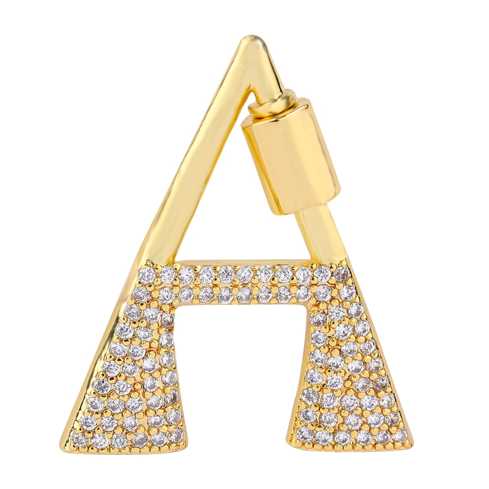 주야 18K 금도금 26개 알파벳 문자 펜던트 패스너  - Engraved Name Necklace 리뷰 및 가격