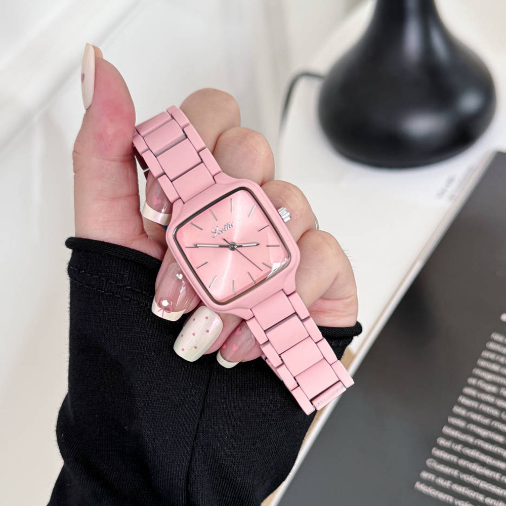 패션 감각적인 미니멀리스트 럭셔리 스퀘어 컬러 블록 다 - Jewelry Watches Women 리뷰 및 가격