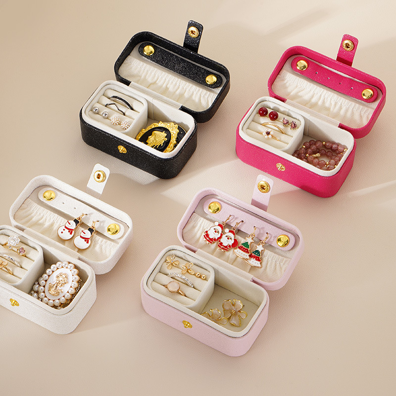 휴대용 미니 보석함, 가볍고 심플한 여행용 보관함, 보 - Used Jewelry Watches 리뷰 및 가격