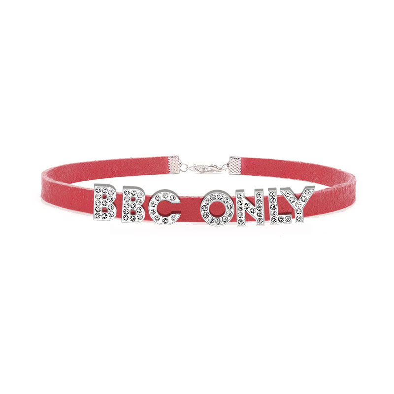 라인 석 편지 BBC 여성을위한 목걸이 사용자 정의 이 - Crystal Choker Necklace 리뷰 및 가격