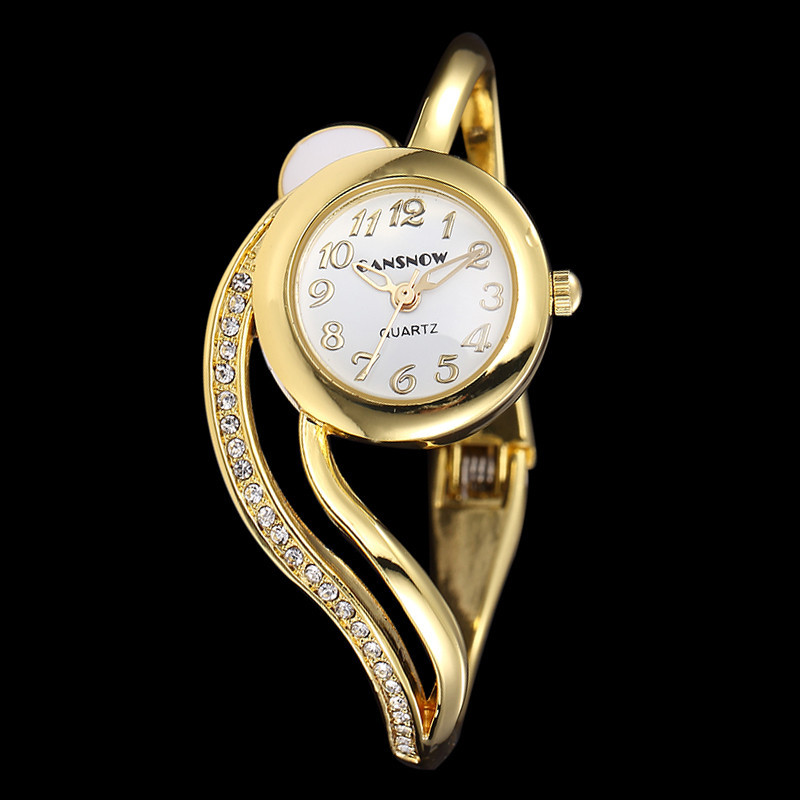 여성용 원피스 손목시계, 작은 다이얼 팔찌 시계, 쿼츠 - Jewelry Watches Women 리뷰 및 가격