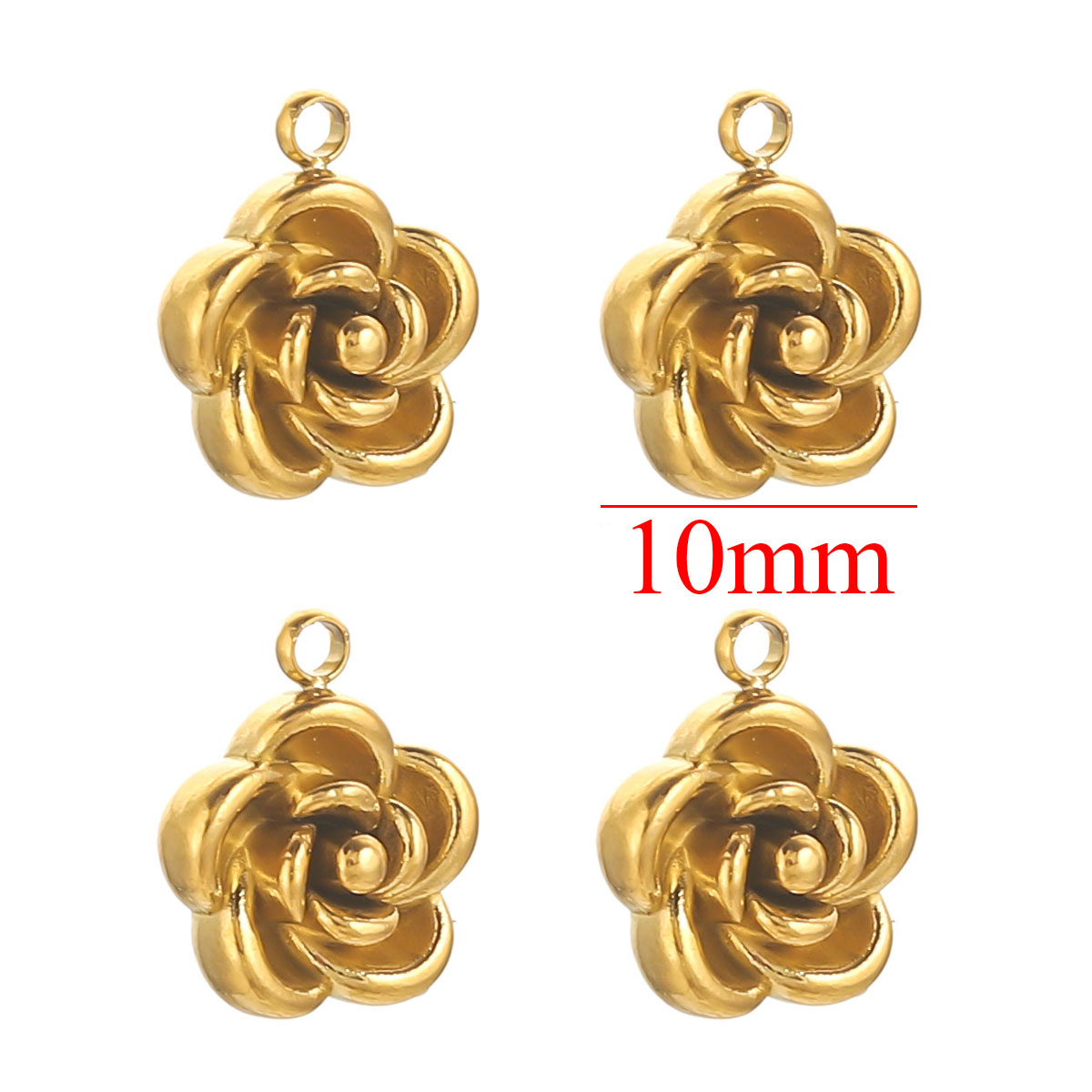 5pcs 8/10mm 스테인레스 스틸 도금 골드 18k - Rose Gold Bracelet 리뷰 및 가격