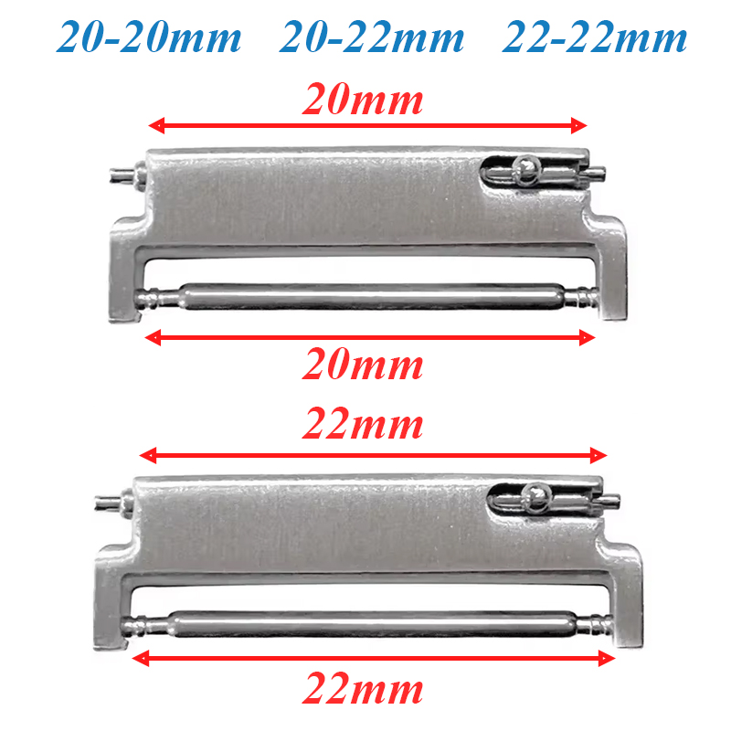 2pcs 시계 밴드 어댑터 20mm ~ 20mm 22m - Jewelry Stores Watches 리뷰 및 가격