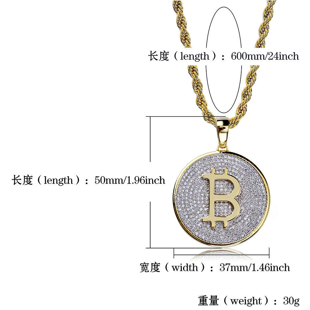 중국 스타일 행운과 부를 가져다주는 금도금 마이크로 파 - Hip Hop Chain Necklace 리뷰 및 가격