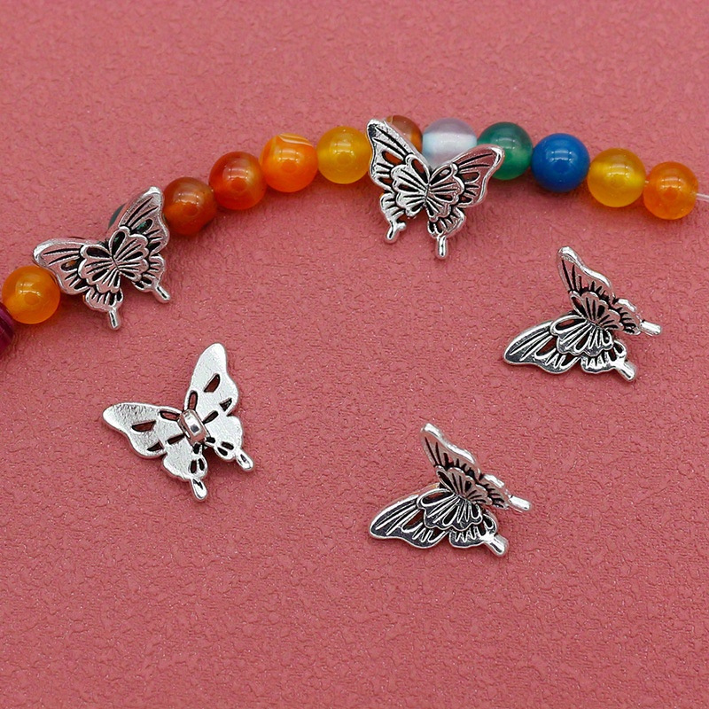 실버 나비 액세서리 DIY 목걸이 펜던트 팔찌 구슬 장 - Butterfly Pendant Necklace 리뷰 및 가격