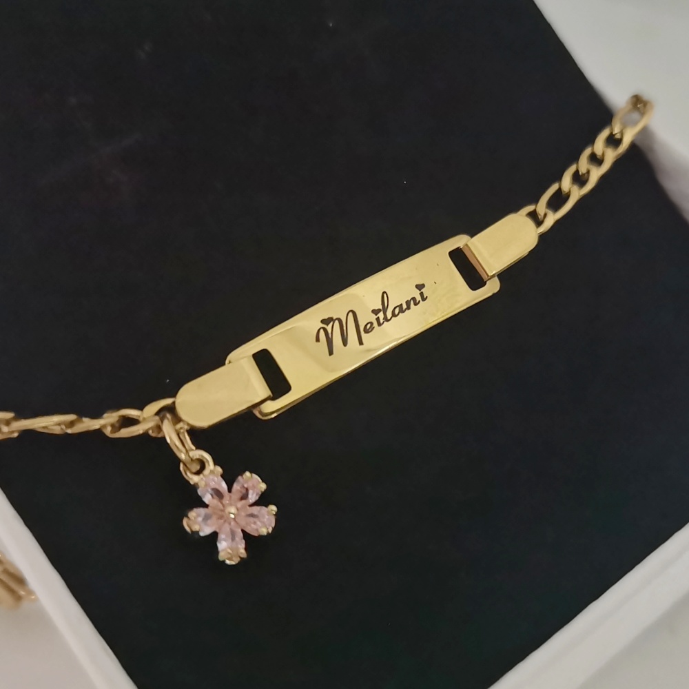 LeeChee 플라워 지르콘 작은 펜던트, 커스텀 이름 - Engraved Name Necklace 리뷰 및 가격