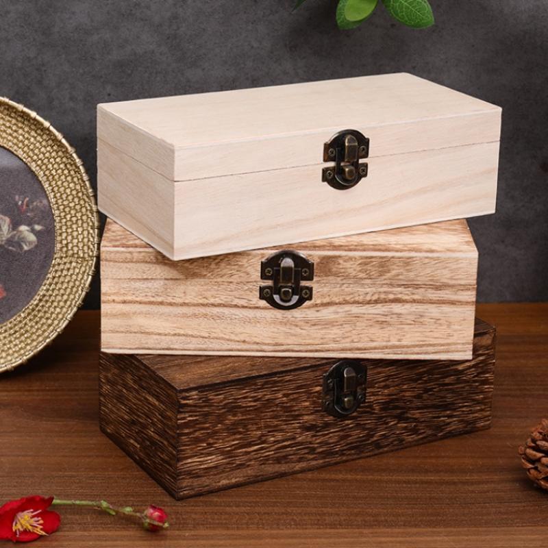 레트로 나무 보석함 빈티지 나무 상자 자물쇠 포함 직사 - Mystery Jewelry Jar Watches 리뷰 및 가격