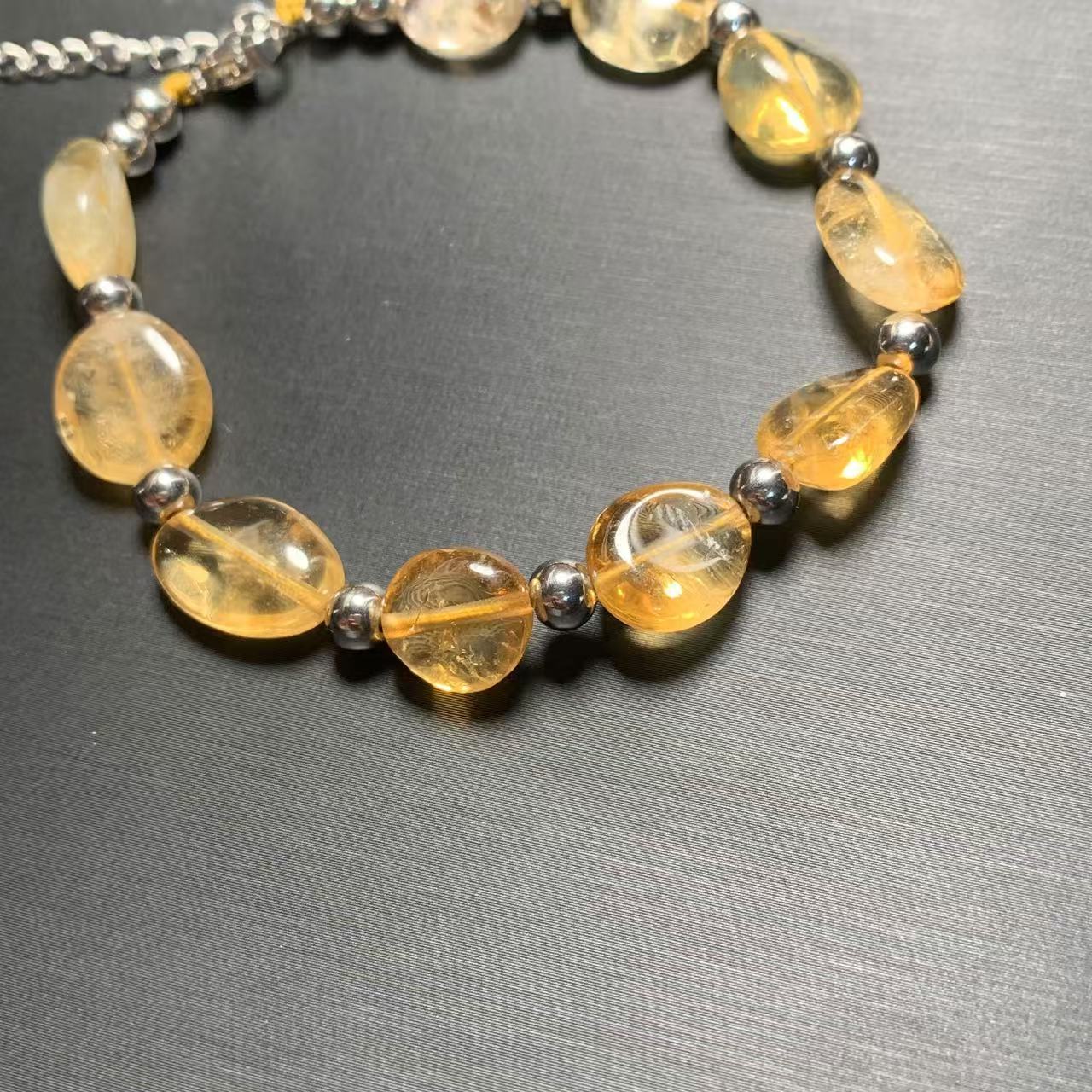 HEYYA 스톤 천연 황수정 팔찌, 에너지 힐링, 파인 - Gemstone Bracelet Healing 리뷰 및 가격