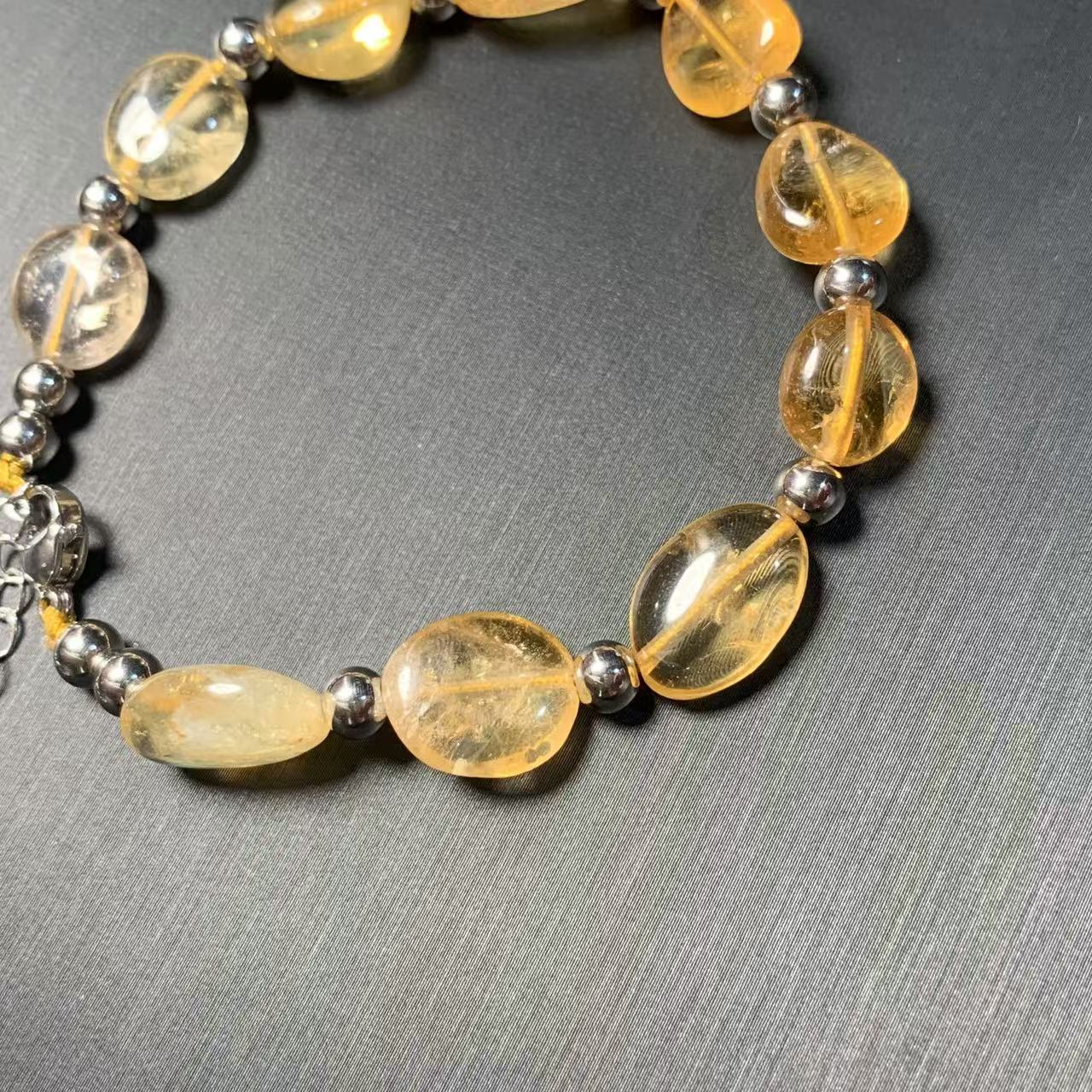 HEYYA 스톤 천연 황수정 팔찌, 에너지 힐링, 파인 - Gemstone Bracelet Healing 리뷰 및 가격