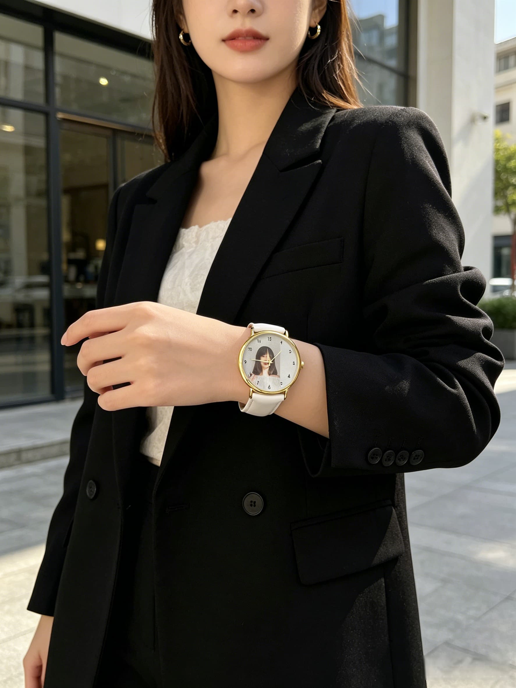 맞춤형 여성용 시계, 사진과 텍스트가 새겨진 시계줄,  - Jewelry Watches Women 리뷰 및 가격