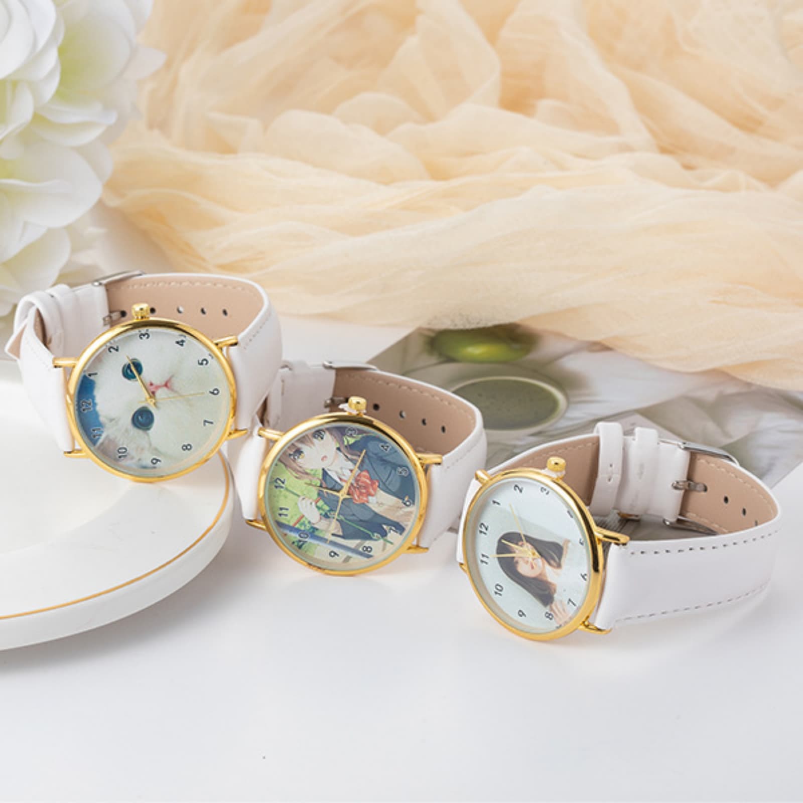 맞춤형 여성용 시계, 사진과 텍스트가 새겨진 시계줄,  - Jewelry Watches Women 리뷰 및 가격