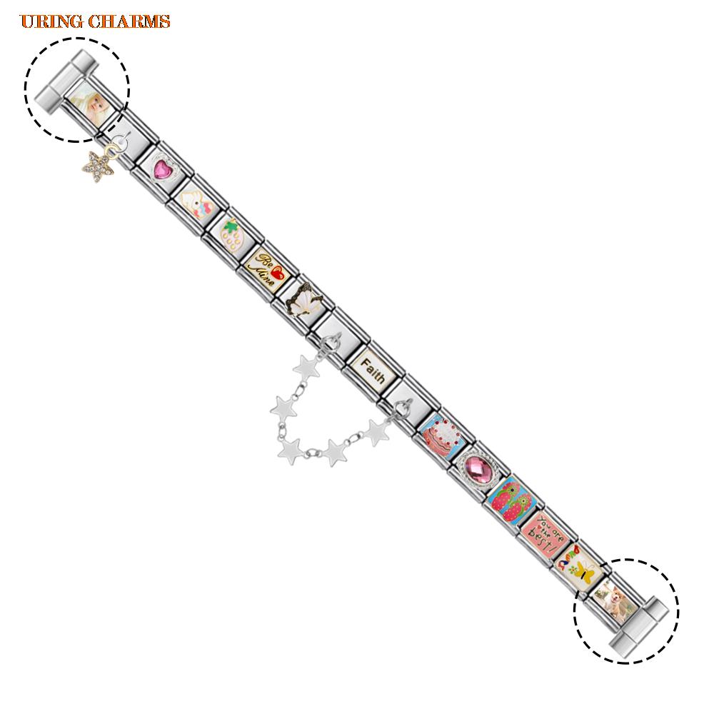 1쌍 사진 로고 맞춤형 시계 스트랩 커넥터 9mm 이탈 - Jewelry Watches Women 리뷰 및 가격