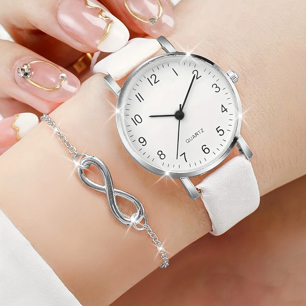 캐쥬얼 패션 쿼츠 시계, 아날로그 PU 가죽 손목 시계 - Jewelry Watches Women 리뷰 및 가격