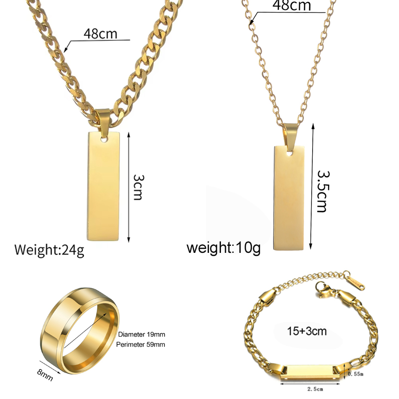 맞춤형 맞춤형 두꺼운 체인 이름 각인 날짜 목걸이 팔찌 - Engraved Name Necklace 리뷰 및 가격