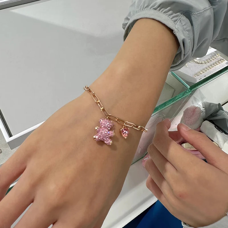 새로운 클로버 로즈 골드 다이아몬드 세트 로맨틱 하트  - Rose Gold Bracelet 리뷰 및 가격