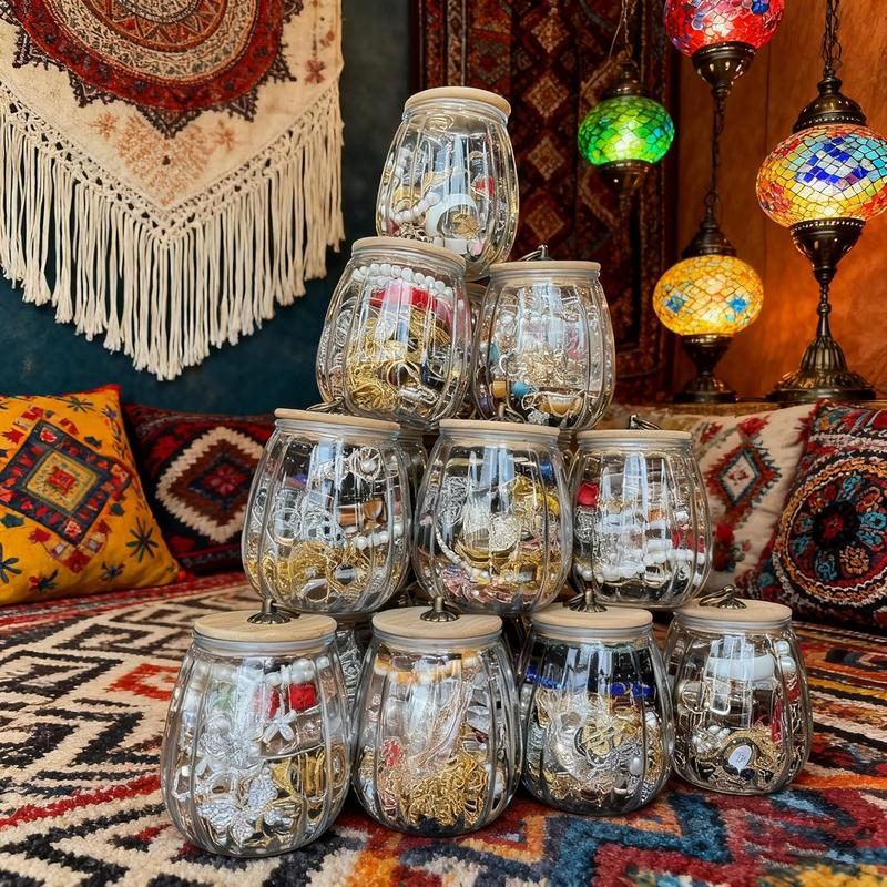 랜덤 1/10/20/50개 단일 색상 쥬얼리 세트 여성 - Mystery Jewelry Jar Watches 리뷰 및 가격
