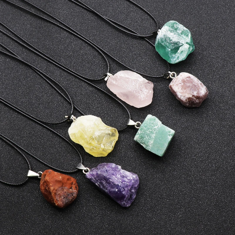 천연 자수정 꽃 목걸이 Reiki 치유 돌 불규칙한 모 - Crystal Choker Necklace 리뷰 및 가격