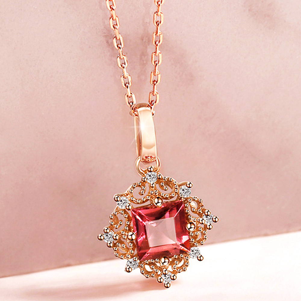 빈티지 조각 작은 루비 보석 여성을위한 레드 크리스탈  - Crystal Choker Necklace 리뷰 및 가격