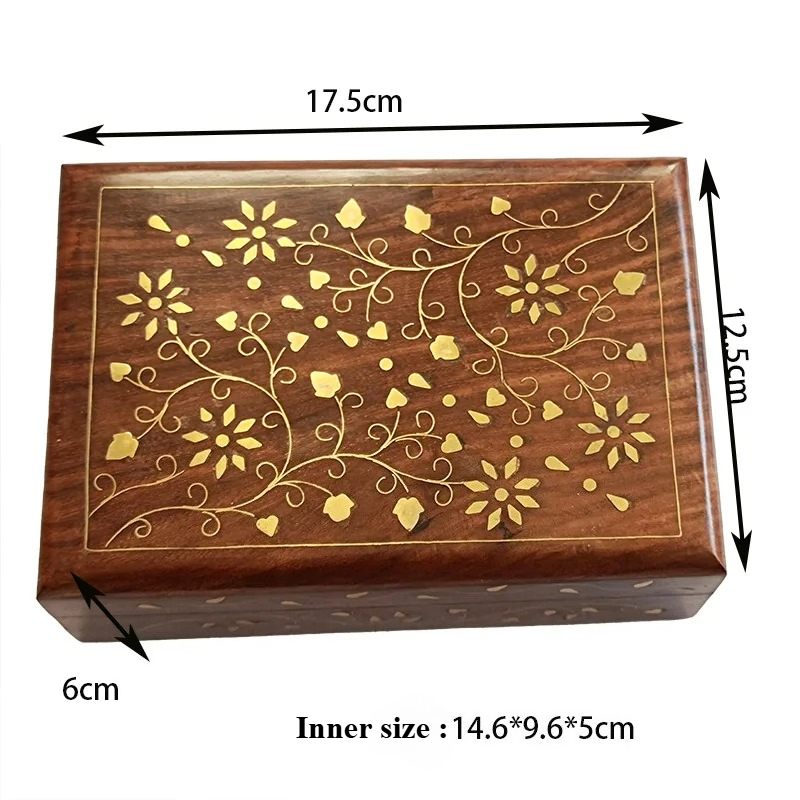 수공예 구리 장식 원목 보석함 인도산 로즈우드 시계,  - Indian Jewelry Watches 리뷰 및 가격