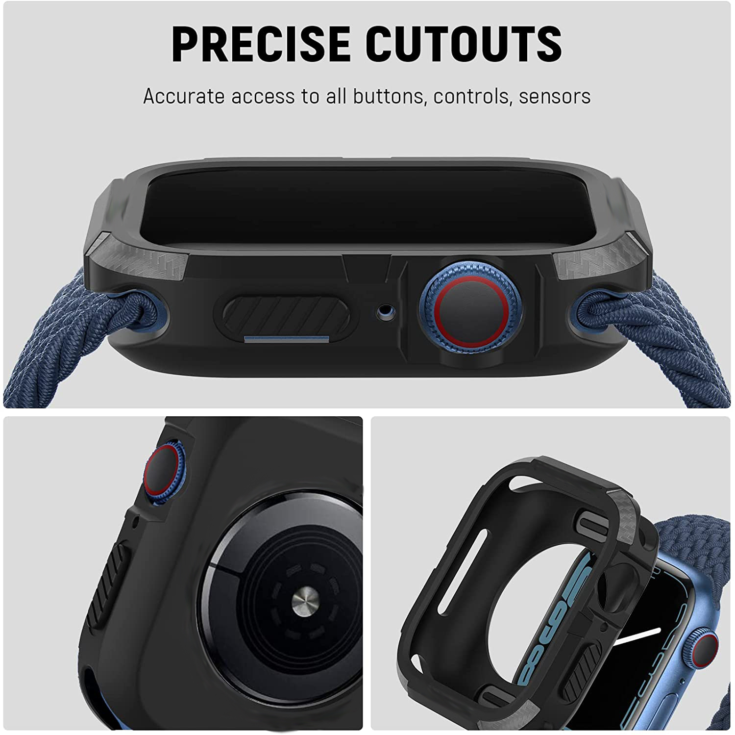 Apple Watch 케이스 용 견고한 커버 44mm  - Jewelry Smart Watches 리뷰 및 가격